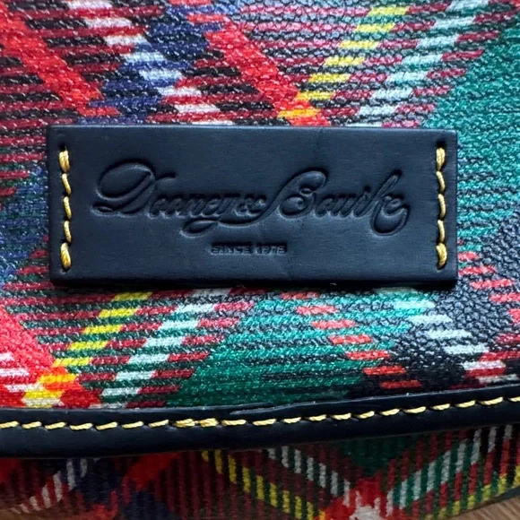 Dooney & Bourke Tartan Plaid Crossbody Bag – Red/Green Holiday Collection - Picture 2 of 4